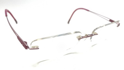 Silhouette 6767 40 6057 Titanium Pink Rimless Eyeglasses Frames 51 17 135 Unisex