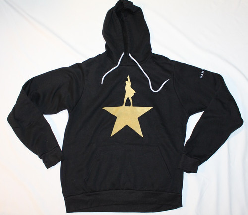 ESSENTIALS Hamilton Musical Adult Size Medium Creative Goods Broadway Pullover Black Hoodie