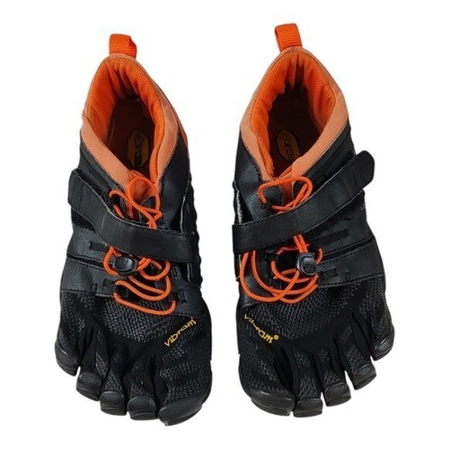 Vibram FiveFingers V Train 2.0 Black Orange Barefoot Running Shoes Mens Euro 42