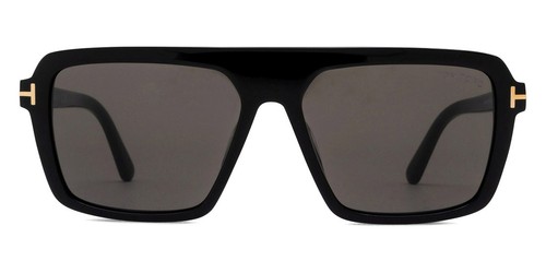 Tom Ford FT1176 Vincent Sunglasses Male Shiny Black 56mm New 100% Authentic