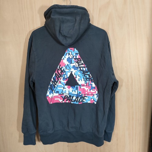 *Bleach Marked* Palace Tri Digi Hoodie Size Large Skateboarding Grey