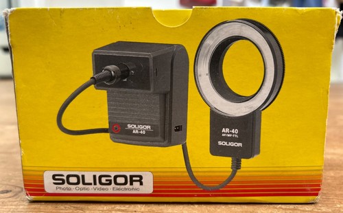 New Soligor Ring Flash AR 40 AF MF TTL Flash Ring Flash