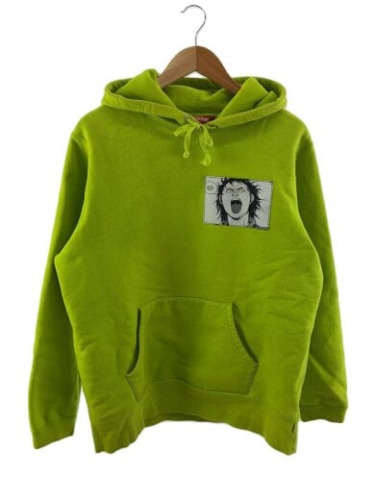 [RARE DESIGN] Supreme AKIRA Hoodie M Cotton Green Print Made in Canada Popular