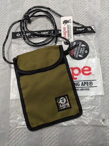 ROOP A Bathing Ape Aape Army Green Mini Shoulder Bag