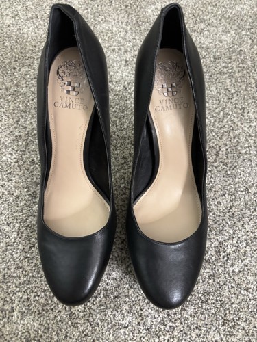 Vince Camuto Womens Ableen Black Pumps Size 9 (7763337)
