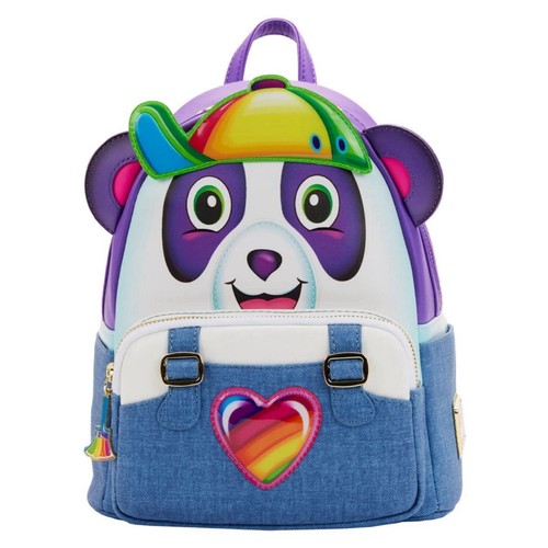 FRANK CLEGG Loungefly Mini Backpack LISA FRANK PANDA PAINTER Rainbow Cosplay NWT