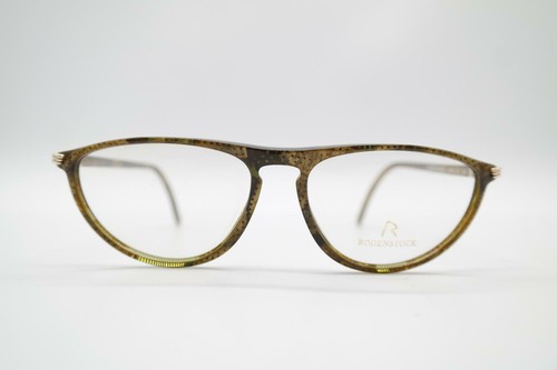 Vintage Rodenstock 7043 Brown G Oval Glasses Frame Eyeglasses NOS