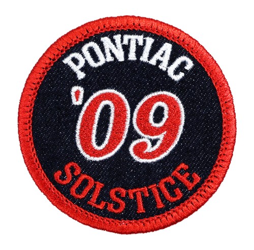 STATE BAGS 2009 Pontiac Solstice Embroidered Patch Black Red Iron On Sew On Hat Backpack