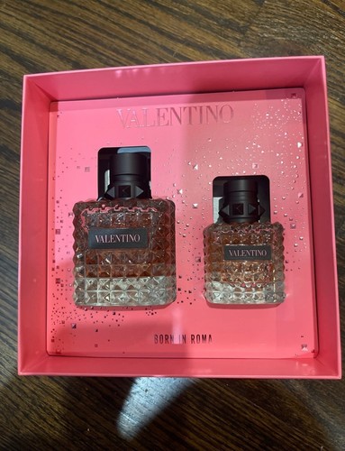 Valentino Born in Roma Donna Women Fragrance Perfume Gift Set 2 Filled Perfumes