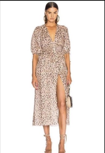zimmermann melody shirred dress size 0