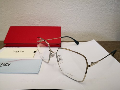 New FENDI Women's FF0333 3YG55 55mm RX able Optical Frames