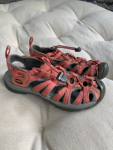 Sandali Keen Whisper KMX donna comodi con cinturino impermeabili taglia 7 5 rosa pesca