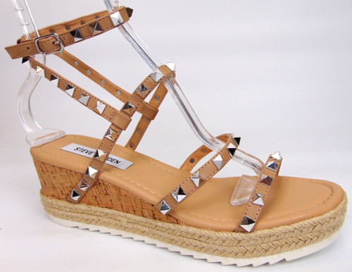 NUOVO! Steve Madden Pirno sandali con zeppa espadrillas espadrillas  donna taglia 9 5 M 