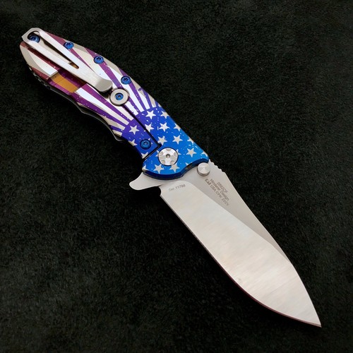 NOTHING NEW Zero Tolerance 0562CF Flipper Rick Hinderer Plain Edge USA Starburst ZT 0562