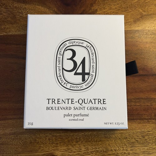 Diptyque Limited Edition Scented Oval Empty Box “5x6”