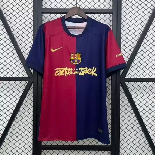 Camiseta FC Barcelona x Travis Scott Cactus Jack – Fan Version– Local – L