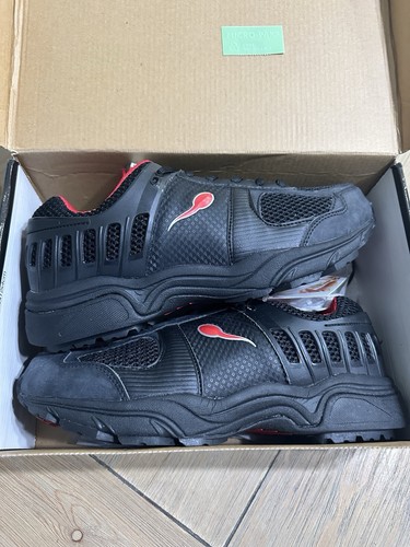 Gravity Defyer Ballistic Black Walking Shoes Mens Sz 8.5 Xw Athletic Sneakers