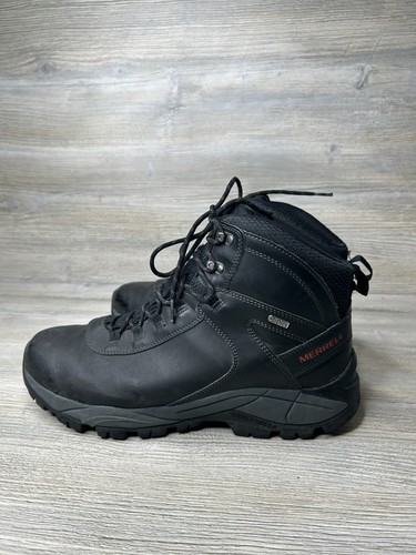 Men's Merrell Vego Black Thermo Mid Waterproof Boots Size 13