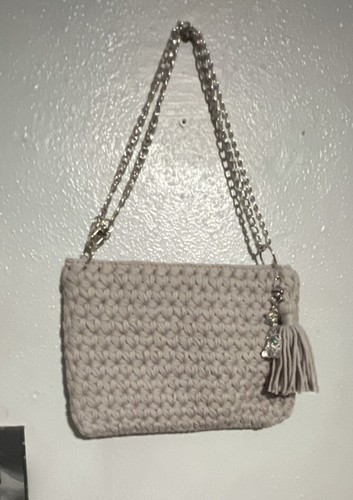 STATE BAGS Bolso de Trapillo. Crochet homemade Crossbody   shoulder bag.