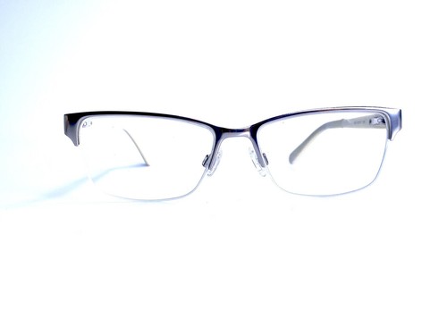 Michael Kors Silver Half Rim Cat Eye Eyeglasses MK 7002 Maracaibo 1008 52 15 140