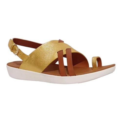 FitFlop Women’s Loopy Artisan G Leather BackStrap Sandals Size 9