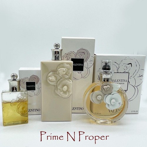 3 pcs Valentina EDP 100ml  Satin Body Lotion 200ml  Shower Gel 50ml by Valentino