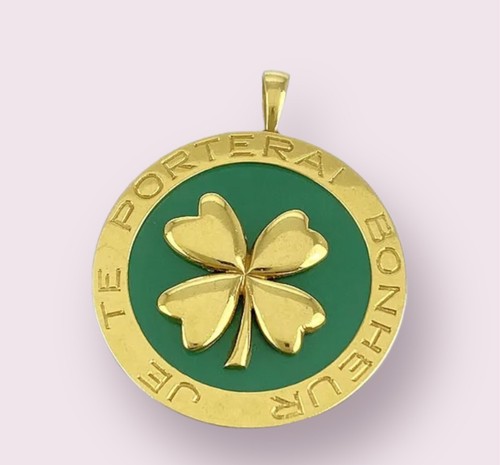 Van Cleef & Arpels 18K YG Je Te Porterai Bonheur  I Will Make You Happy Pendant