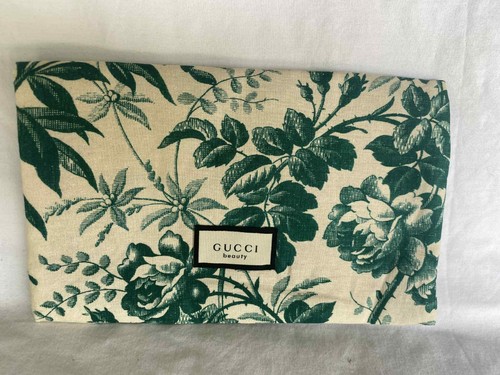Gucci Beauty Bag Good Condition Cosmetic Bag Green Leaves Nature Never u