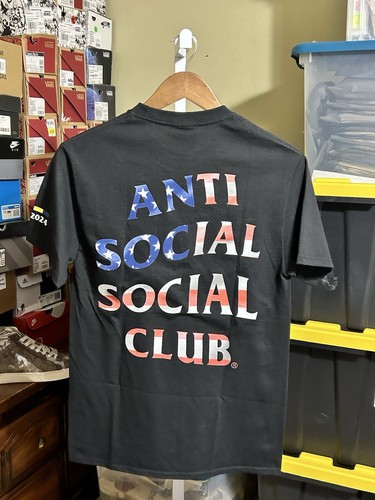 Anti Social Social Club 2024 USA Olympics Tee   Black   Size Medium   ASSC24