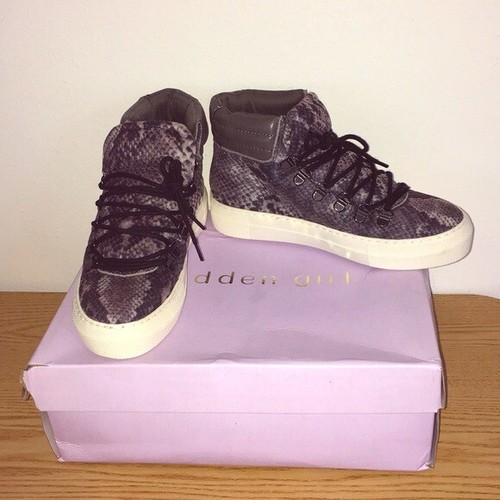 STEVE MADDEN New Womens Madden Girl Beezy Boot Sneakers Snake Size 6
