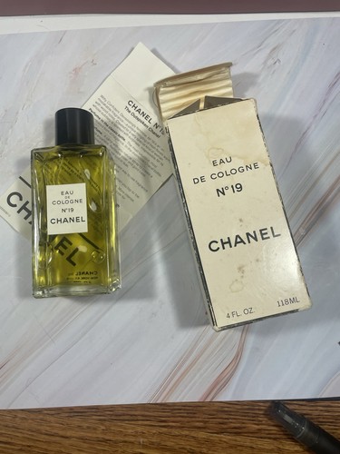 RARE!! Orig Formula CHANEL No 19 Eau De Cologne Perfume Fragrance 4OZ 118ML