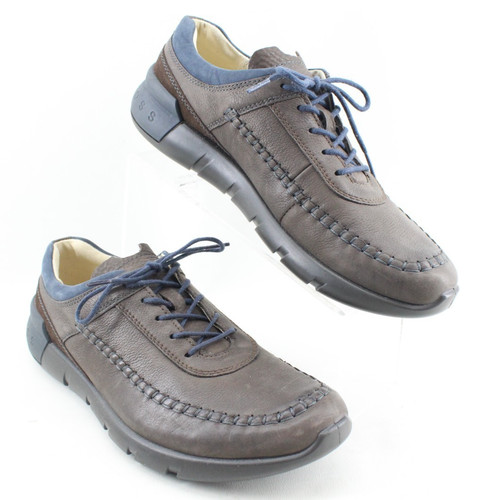 Ecco Cross X Classic Casual Brown Leather Shoes Mens 43 EU 9 9.5 US Sneakers