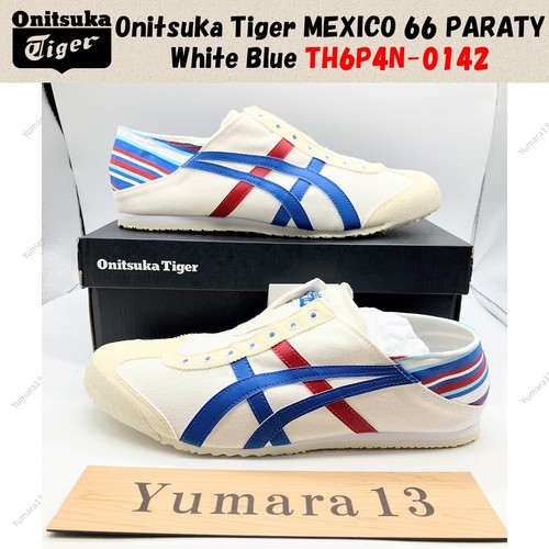 Onitsuka Tiger MEXICO 66 PARATY White Classic Blue 1183C316 100 Unisex Size