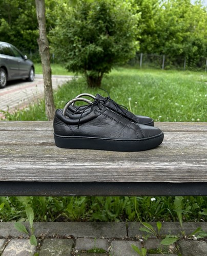 SIMMI LONDON Vagabond Zoe Women’s Low Top Sneakers Leather EU 36 US 6 Full Black Shoes