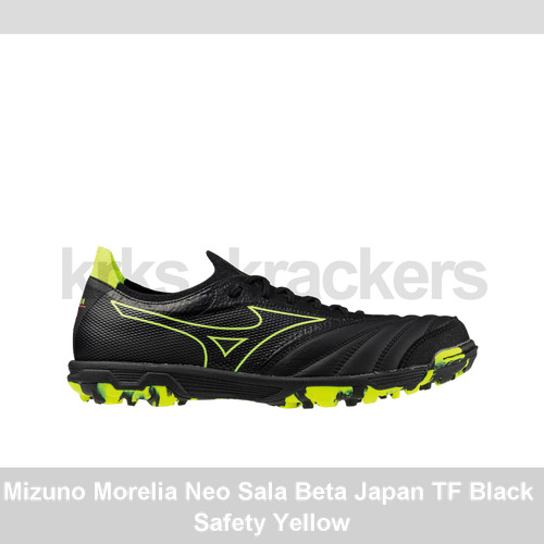 Mizuno Morelia Neo Sala Beta Japan TF Black Safety Yellow