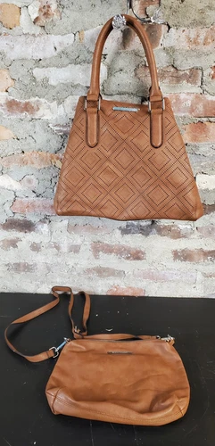 Lot Of 2 Steve Madden Bags Purse Brown Crossbody
