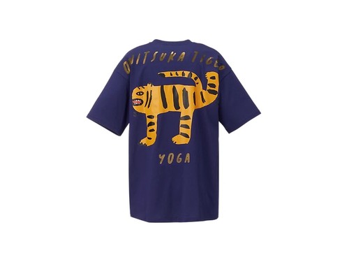 Onitsuka Tiger OVERSIZED GRAPHIC TEE 2183B466 400 LIGHT NAVY Unisex T Shirts