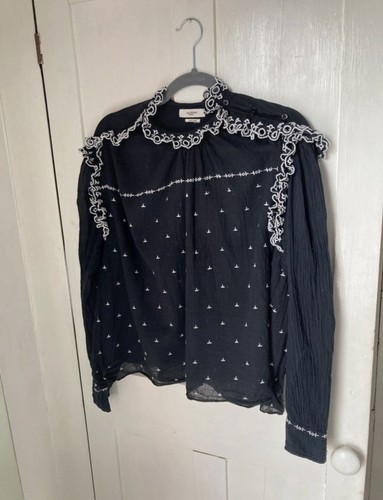 Isabel Marant Etoile Black Cotton Blo 38