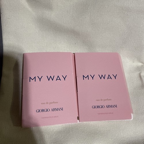 2x Giorgio Armani My Way Nectar Eau de Parfum Samples 1.2 ml   0.04 fl oz Each