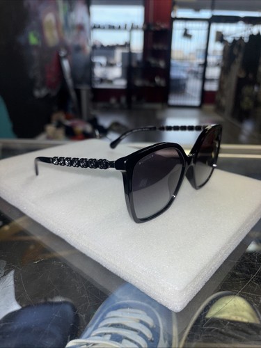 Chanel 5546QA 1608/s6 Tortoise Black Chain CH5546QA