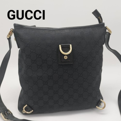 GIVENCHY Excellent condition Gucci shoulder bag black GG pattern