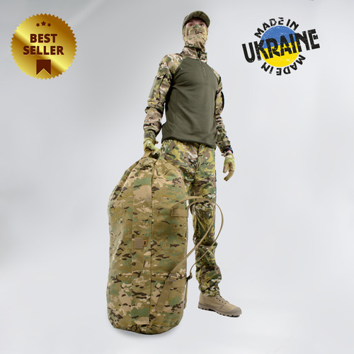 HARDGRAFT Tactical Duffel Bag 100L – Multicam Cordura Army Transport Gear Bag Ukraine 2024