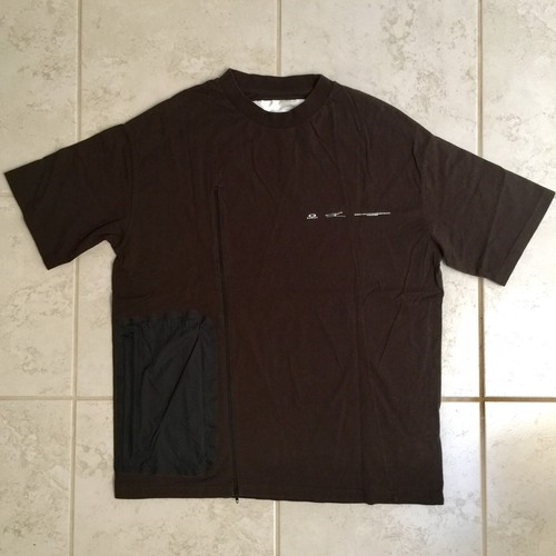 A COLD WALL* Oakley Samuel Ross T Shirt Mens Small S Black Zip Tech Tee A C Wall ACW