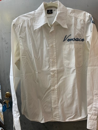 Versace camicia uomo bianca media
