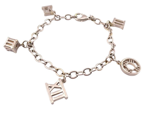 Bracciale TIFFANY & Co. Atlas 5 Charm Argento 925 Donna