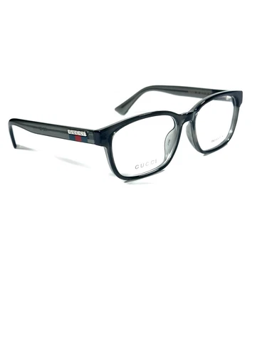 GUCCI GG0749OA 004 Grey Transparent Eyeglasses 56mm