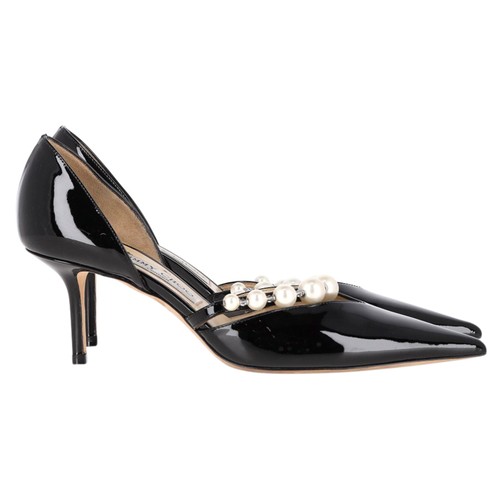 Jimmy Choo Aurelie 65 Embellished Pumps In Patent Calf Leather Women B Size 39