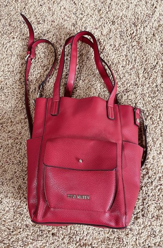 Borsa a secchiello Steve Madden media rossa borsa a tracolla borsa a tracolla