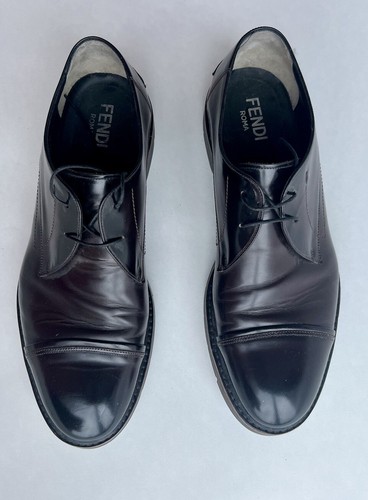 Fendi Roma  Scarpe eleganti da uomo l colore marrone l scarpa US taglia 12