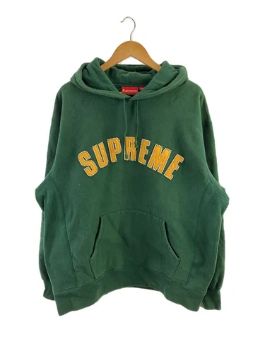 Supreme Hoodie 21AW Pearl Logo Hooded Sweatshirt XL Cotton Green U